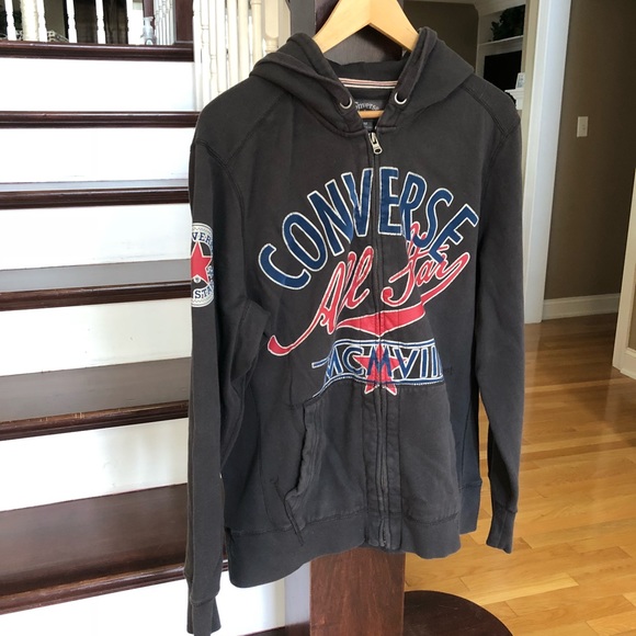 Converse Other - Converse zip up sweatshirt size medium